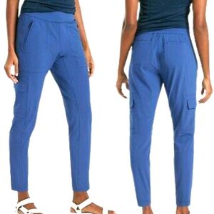 Athleta Blue Chelsea Skinny Cargo Athletic Pants